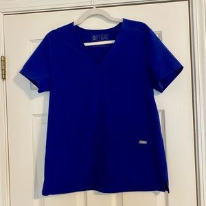 FIGS Casma 3 Pocket scrub top - S - Deep Royal